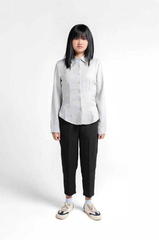 Image of RWYA - Sylva Fitted Linen Shirt 