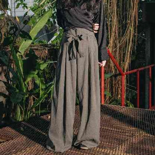 Image of RWYA - Loire Pleated Trouser | Celana Wanita | Celana Panjang Highwaist