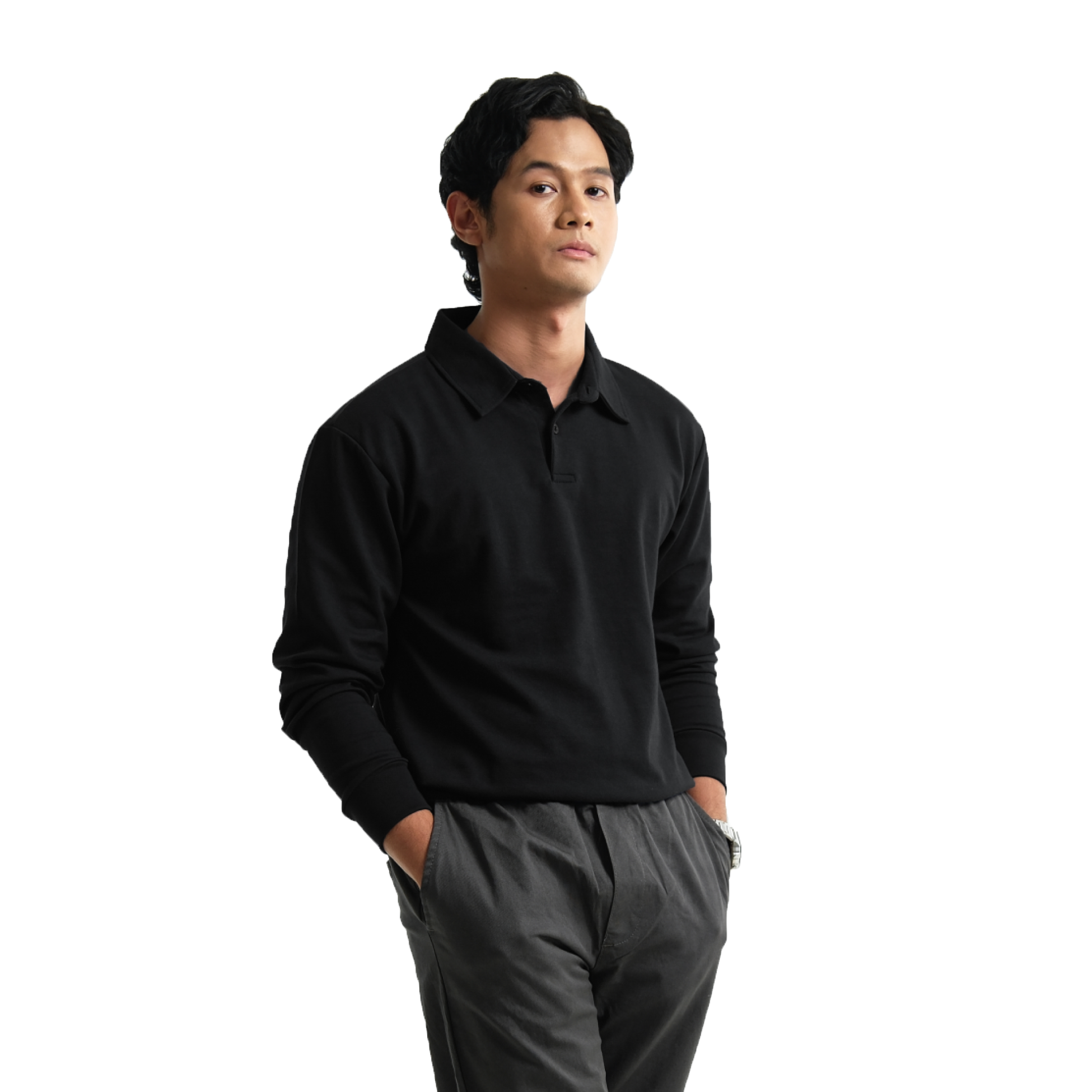 Alder Long Sleeve Polo