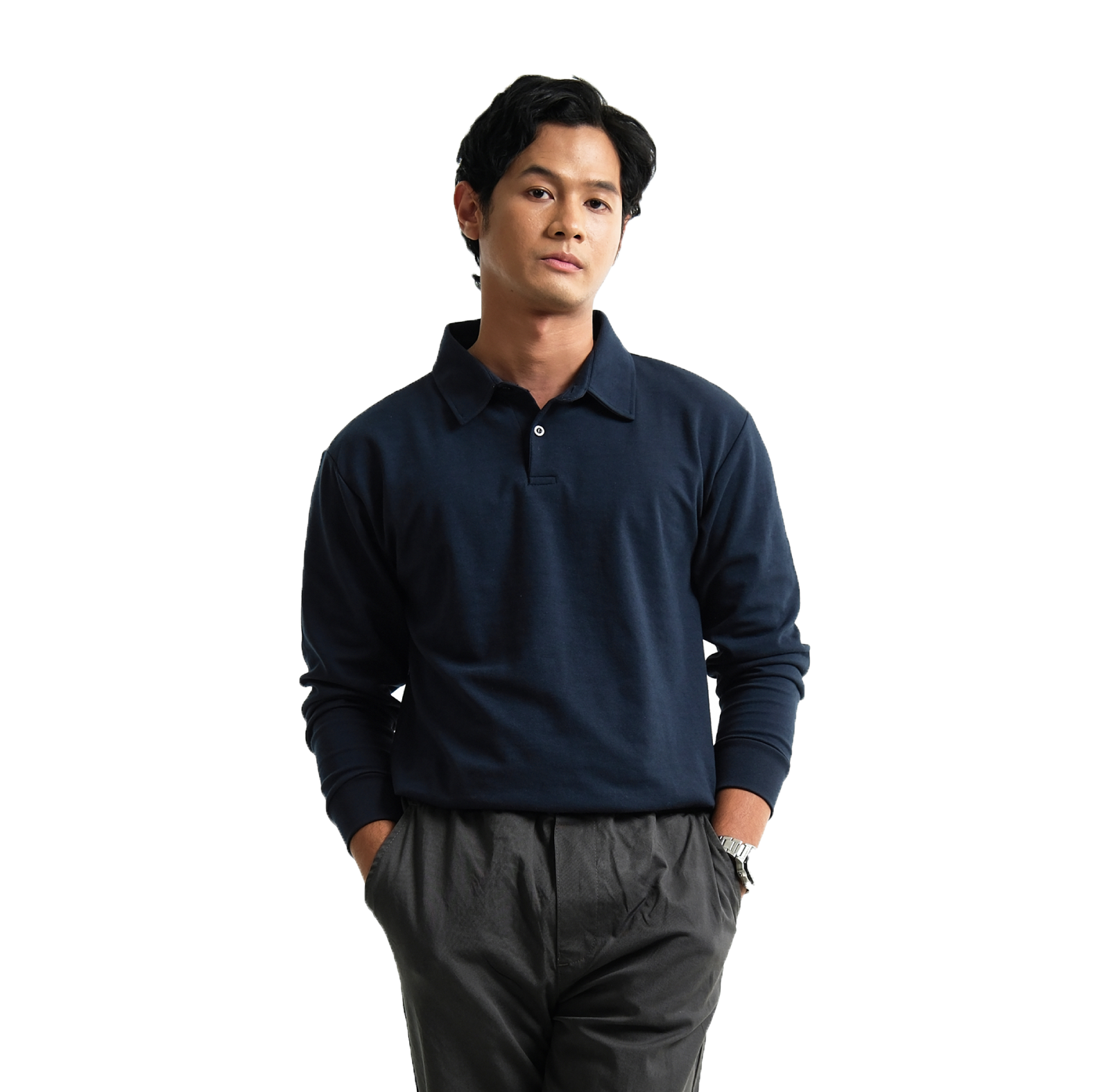 Alder Long Sleeve Polo