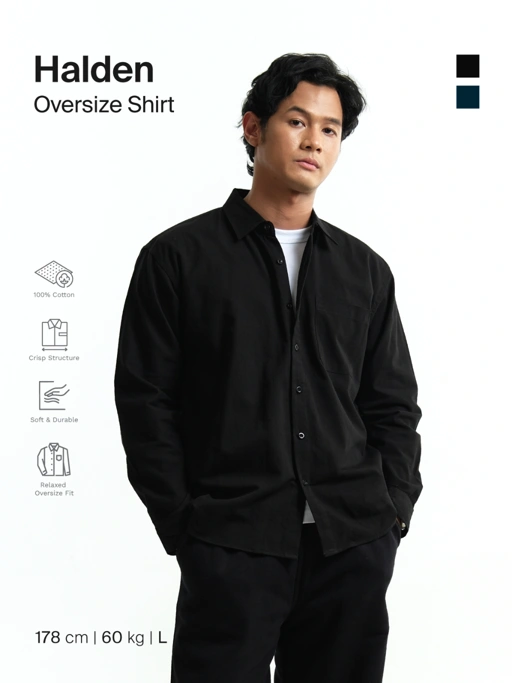 Image of Wilmerstudios Kemeja Oversize Lengan Panjang Halden All Variant