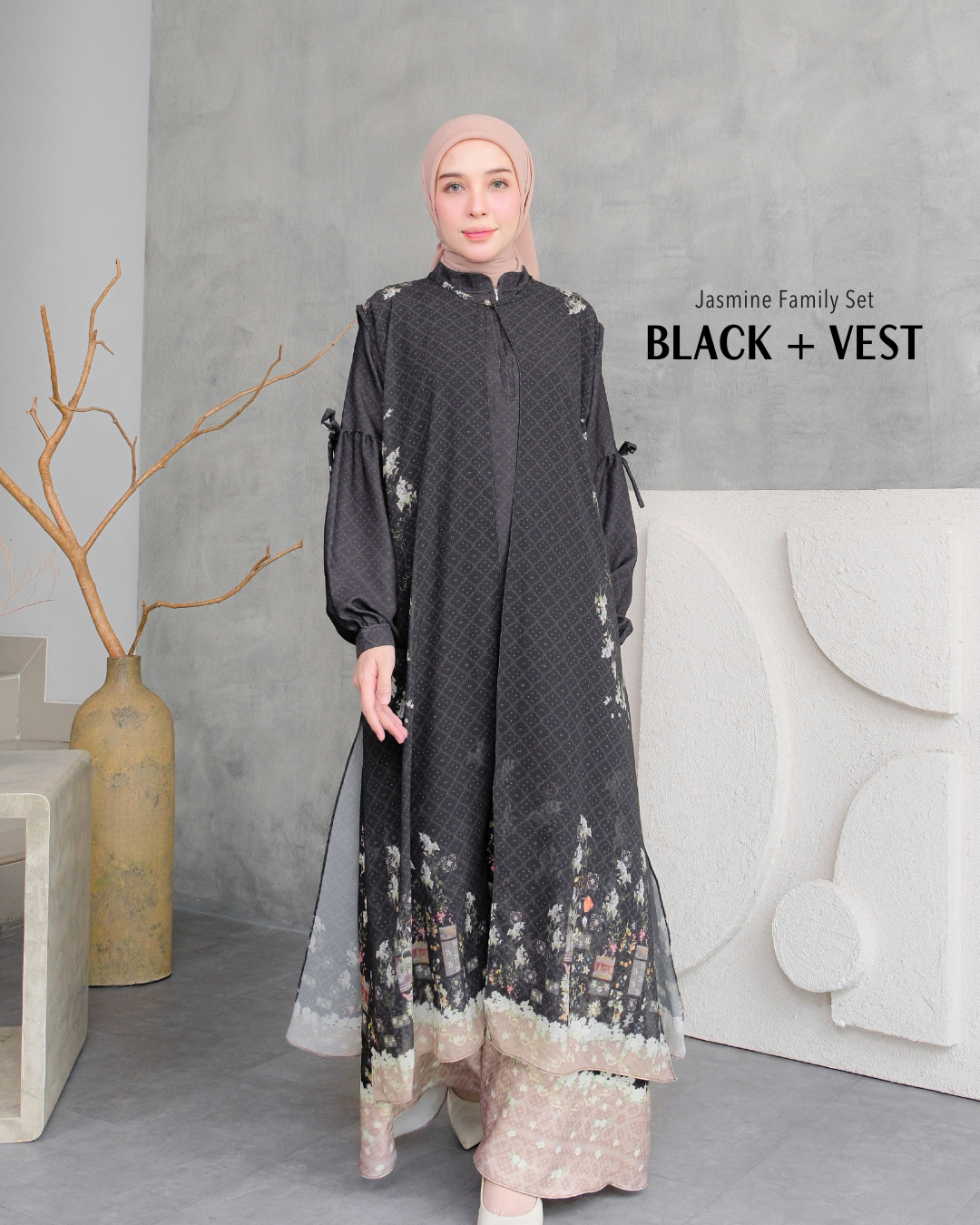 Jasmine Family Set - Black