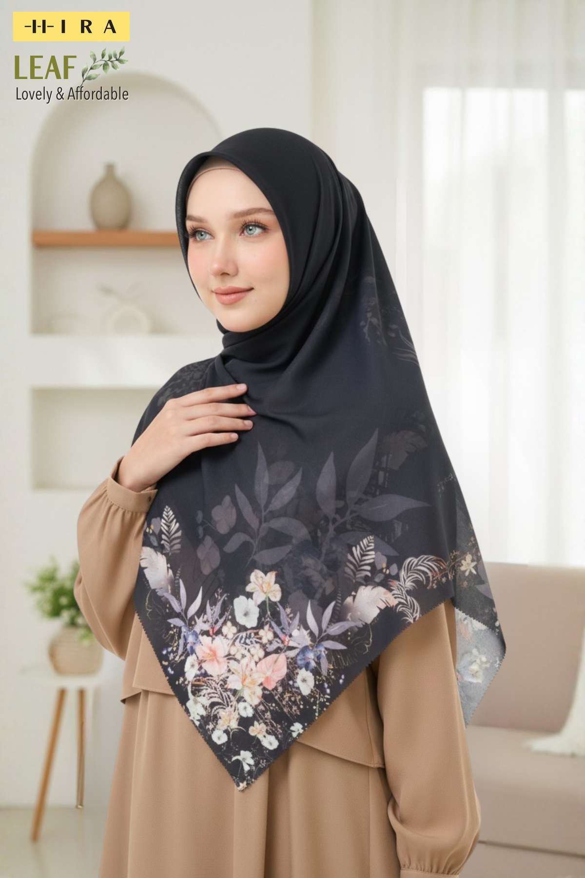 LEAF Mirea Scarf - Black