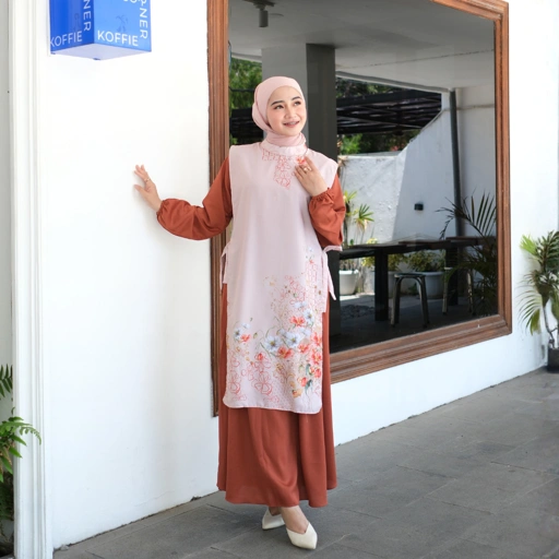 Image of Gea Dress & Vest - GDS7.3 Brick