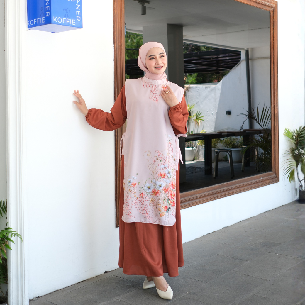 Gea Dress - Brick