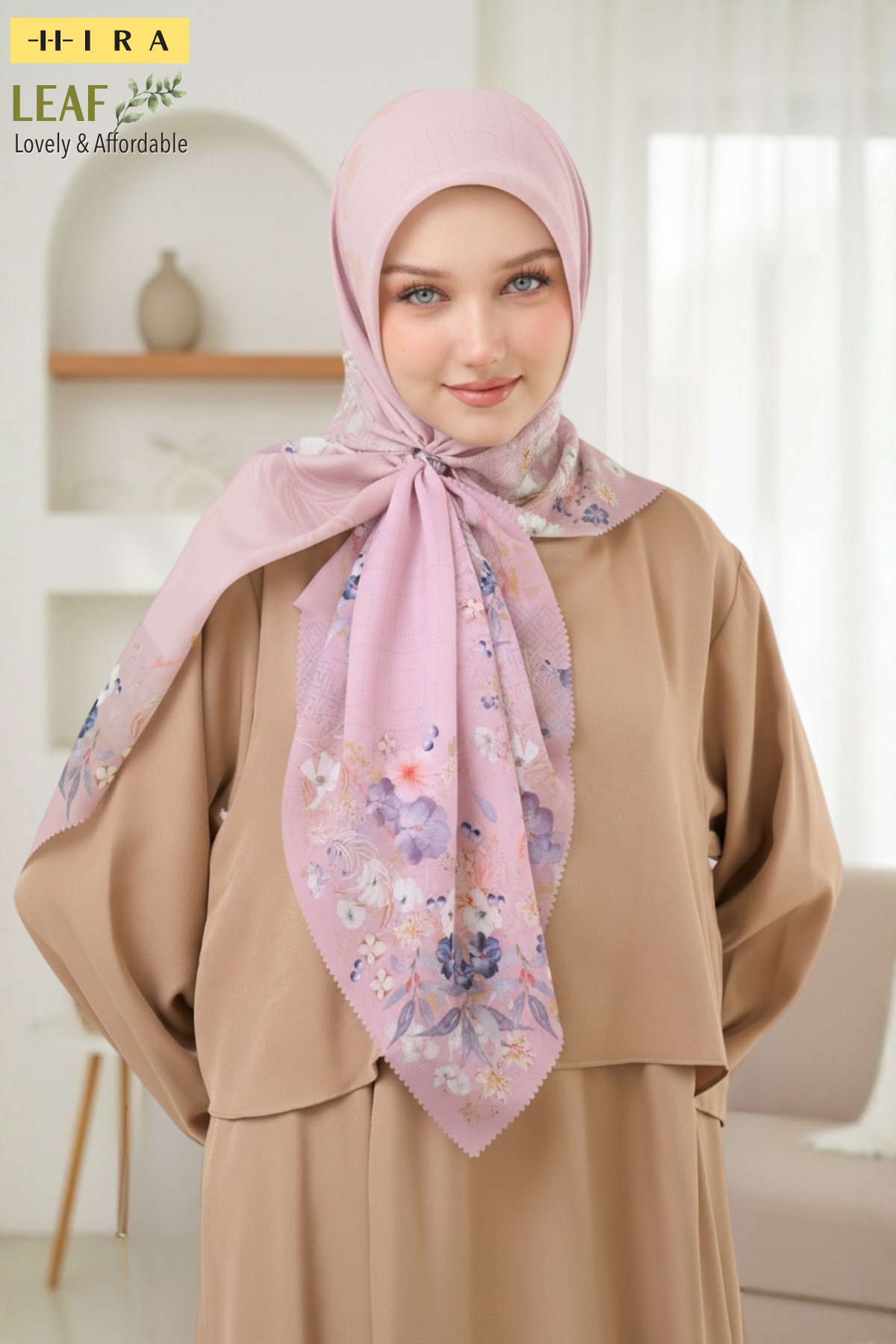 LEAF Mirea Scarf - Pink
