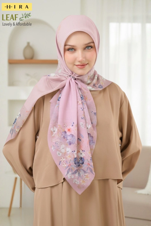 Image of LEAF Mirea Scarf - Pink