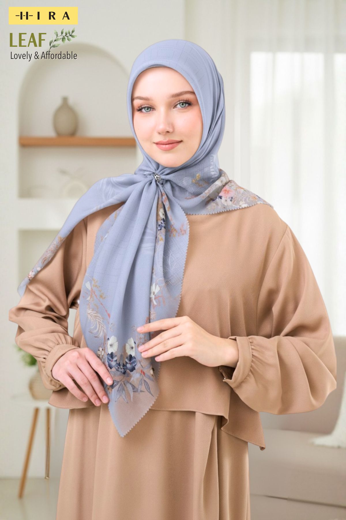 LEAF Mirea Scarf - Grey
