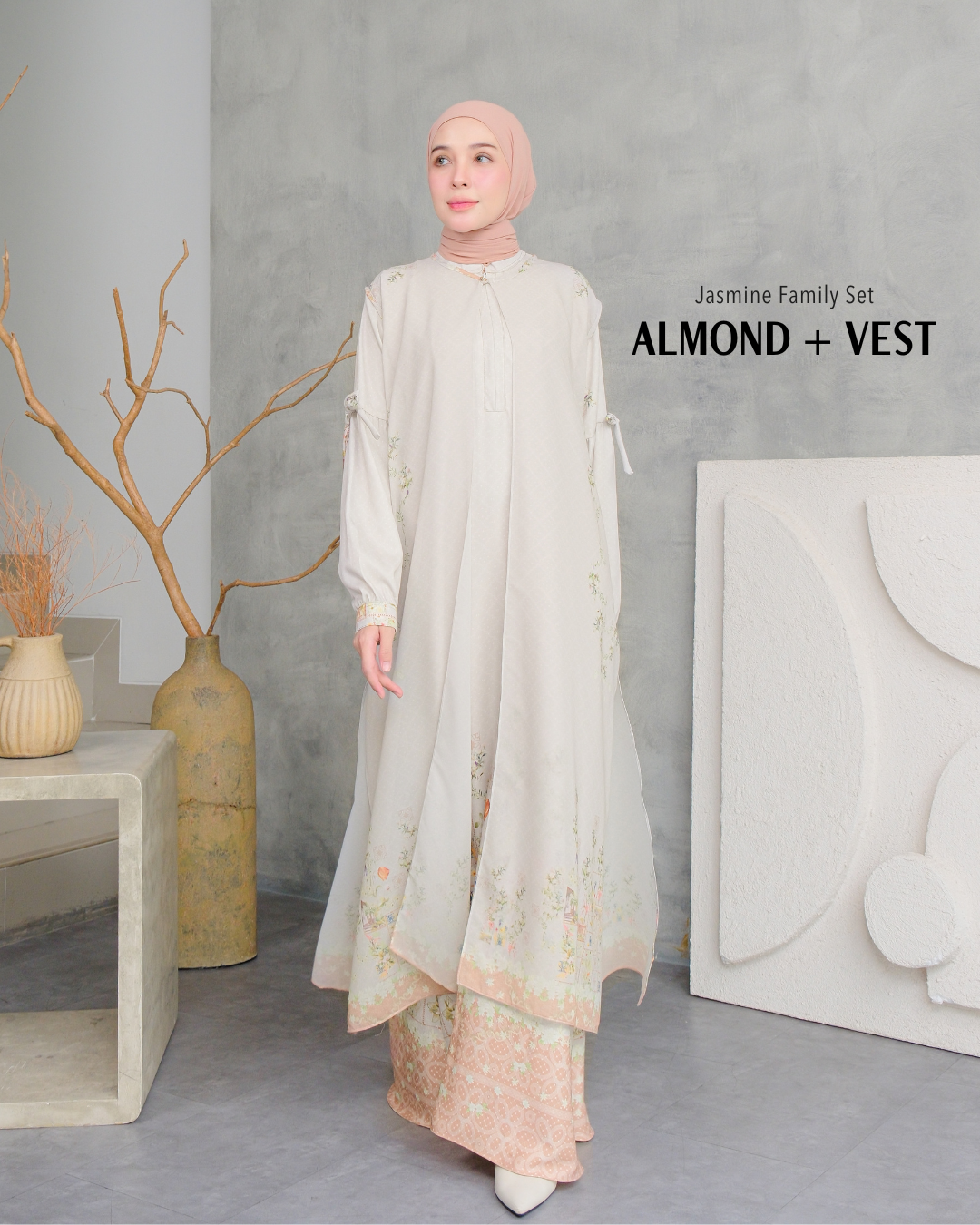 Jasmine Family Set - Almond