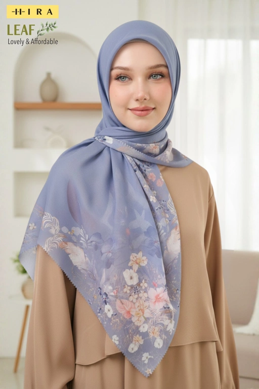 Image of LEAF Mirea Scarf - Denim