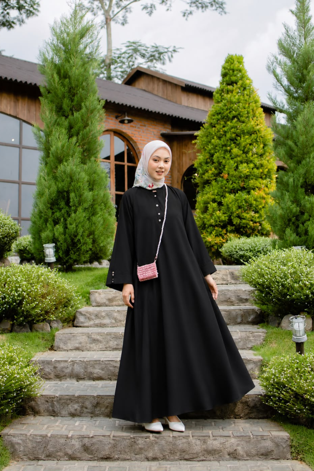 HIRA - Abaya Madina Dress Polos Modest Edition | Kondangan Seragaman | Gamis Pakaian Muslim