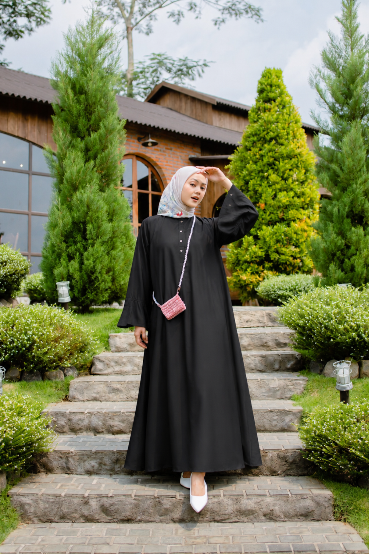 HIRA - Abaya Madina Dress Polos Modest Edition | Kondangan Seragaman | Gamis Pakaian Muslim
