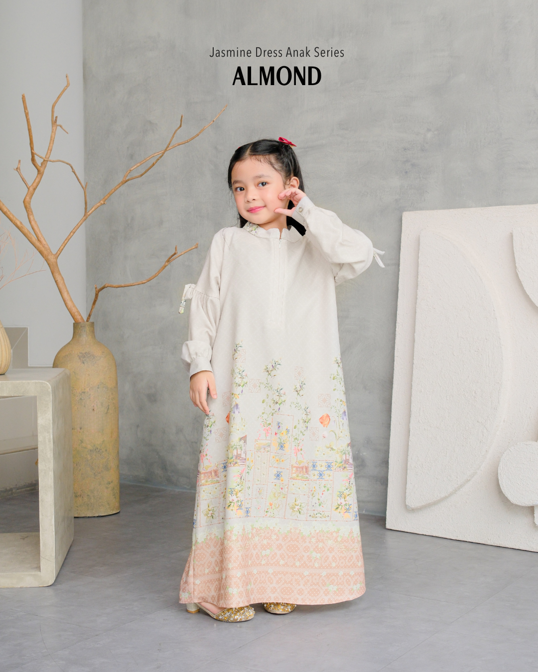 Jasmine Family Set - Almond