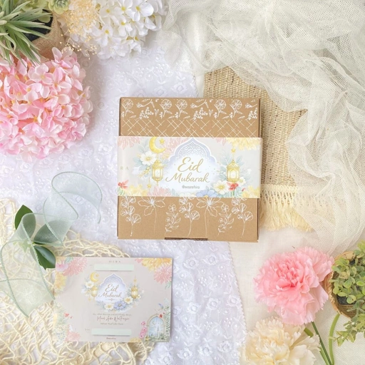 Image of HIRA Box Hampers Bingkisan Parcel Raya Idul Fitri Lebaran Leather Pouch Kantong Tas