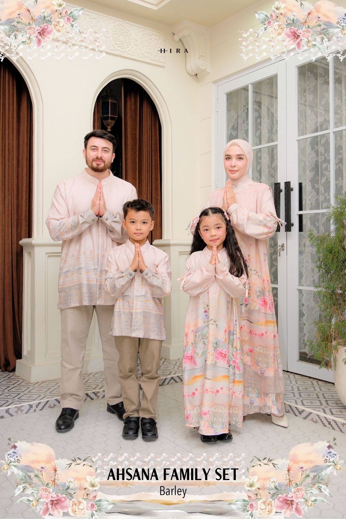 AHSANA Family Set — Barley | HIRA Raya 2027