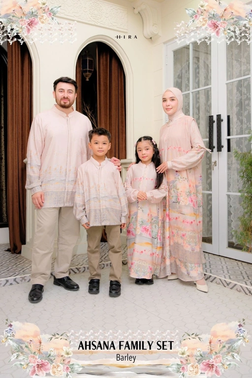 AHSANA Family Set — Barley | HIRA Raya 2027