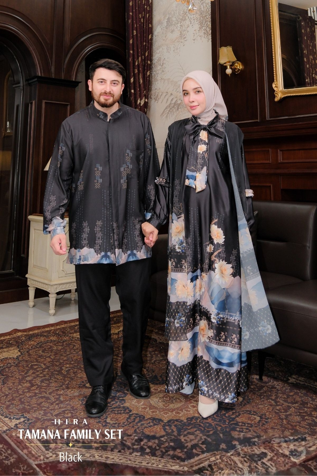 TAMANA Family Set -- Black | HIRA Raya 2027