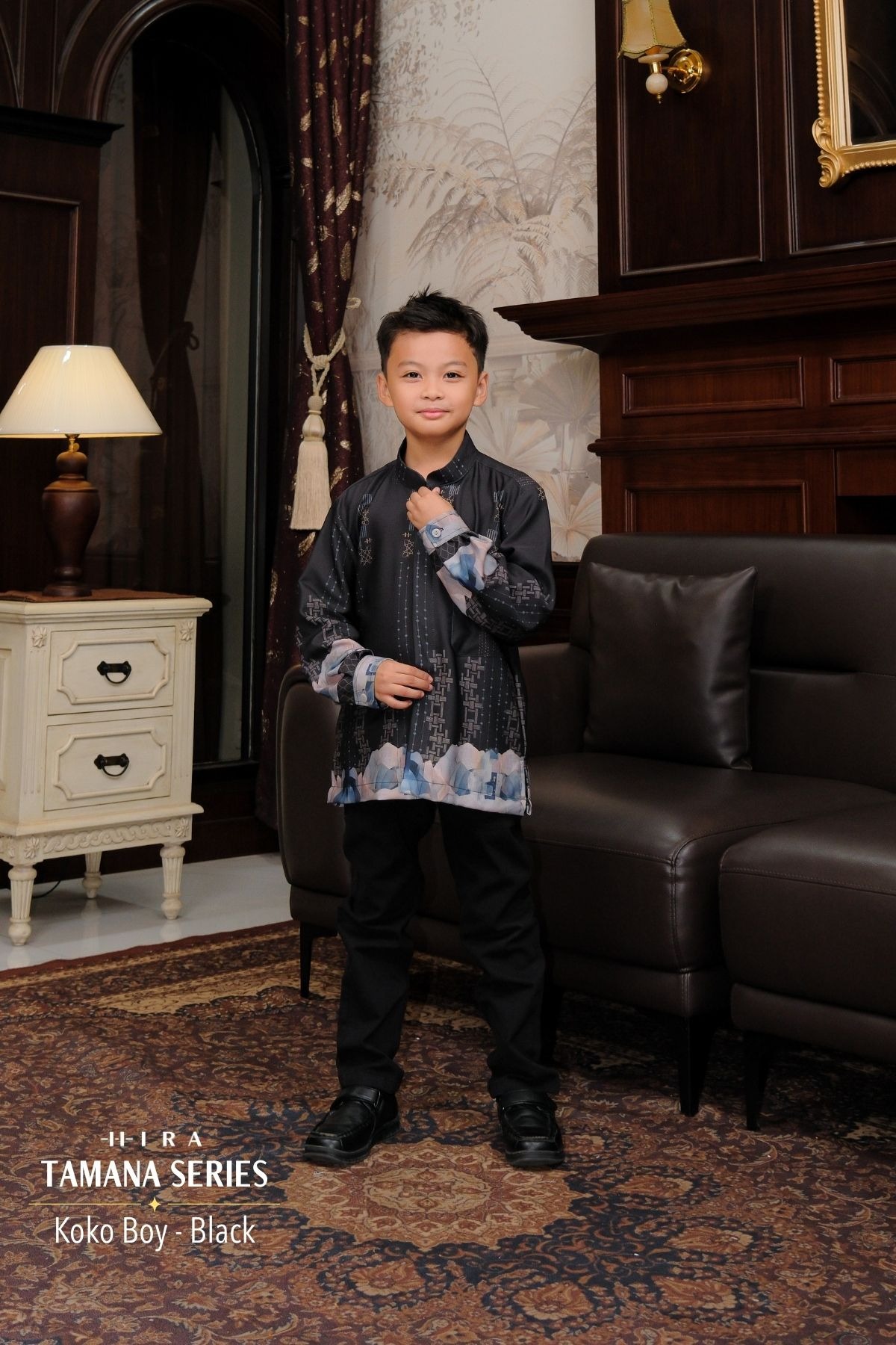 TAMANA Family Set -- Black | HIRA Raya 2027