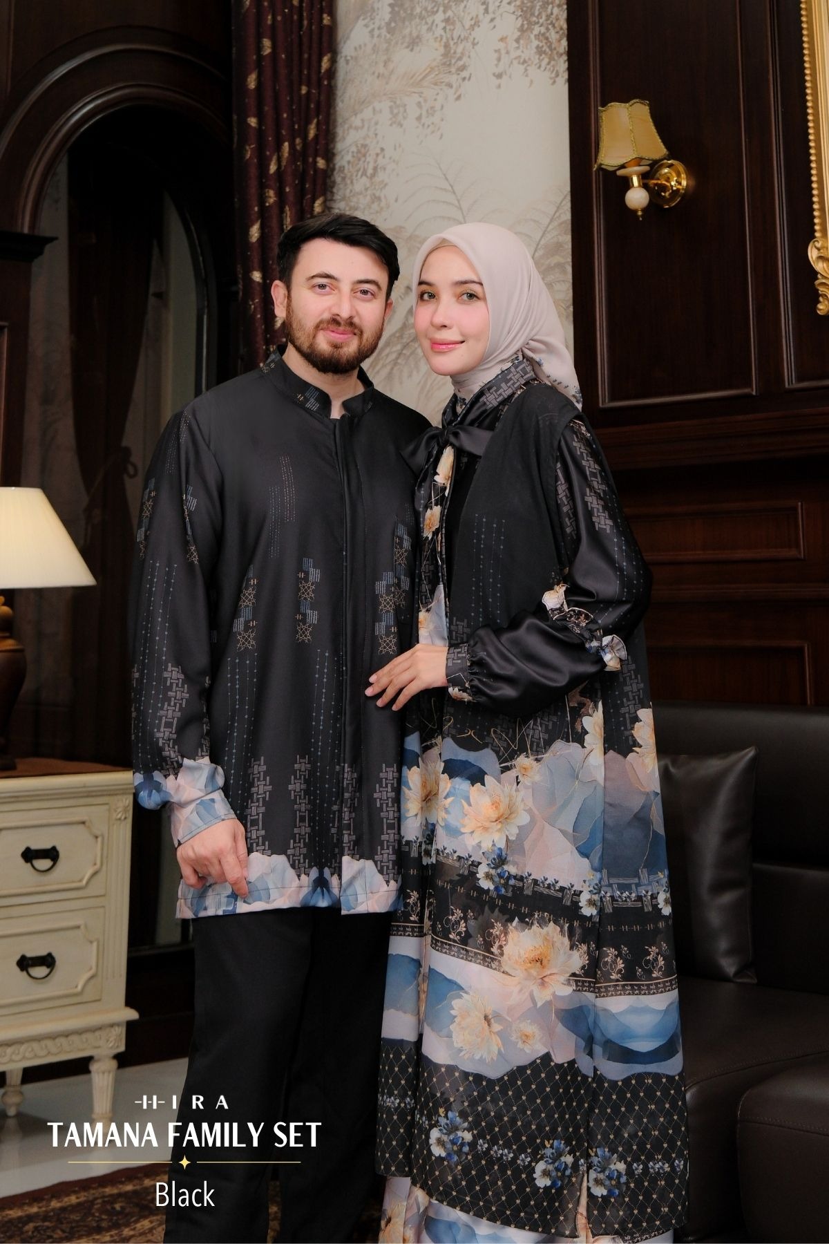 TAMANA Family Set -- Black | HIRA Raya 2027