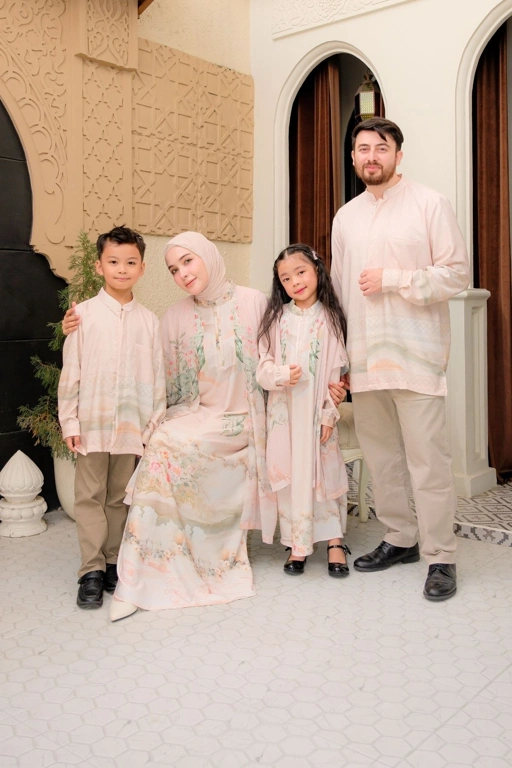 ASHA Family Set — Cream | HIRA Raya 2027