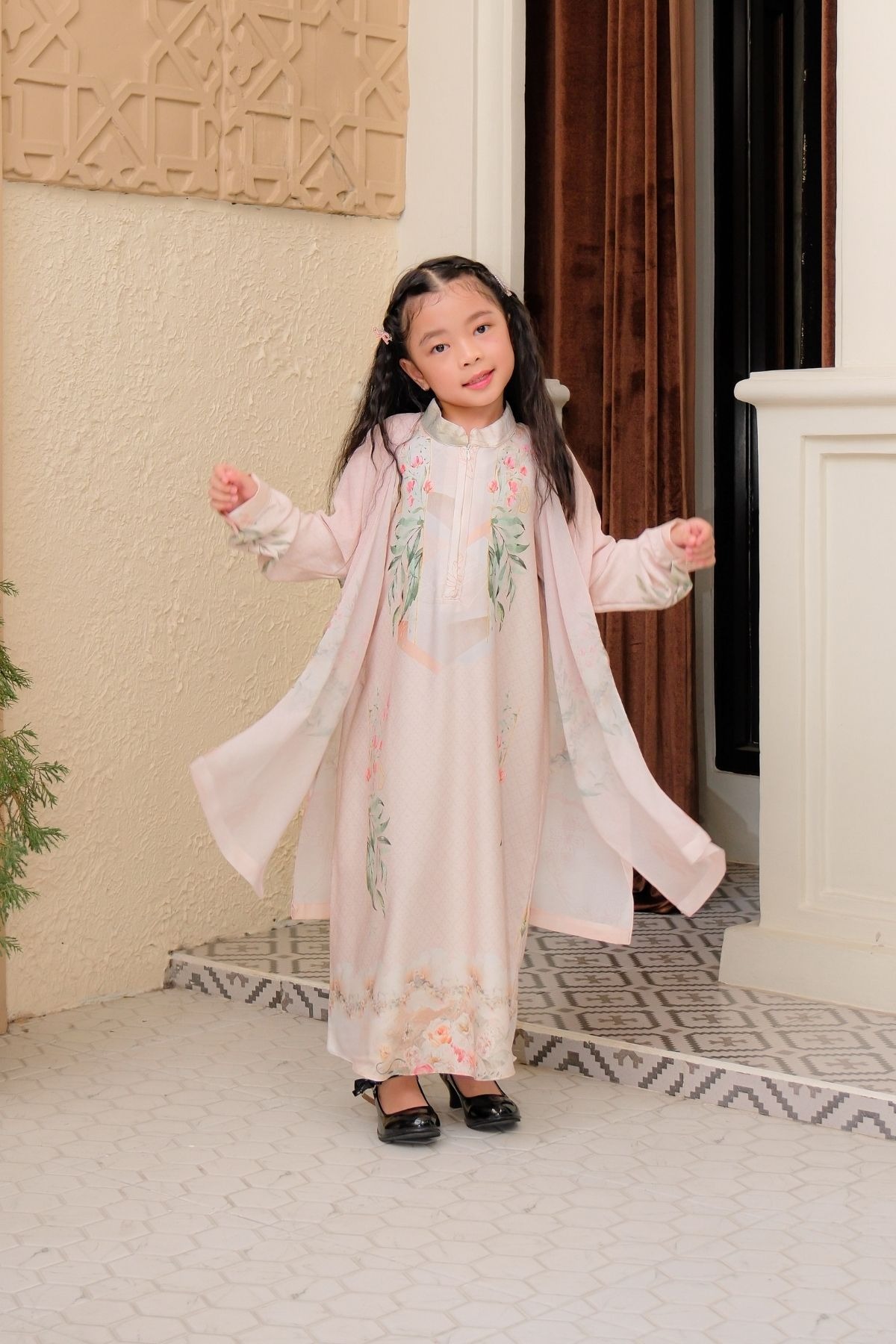 ASHA Family Set — Cream | HIRA Raya 2027
