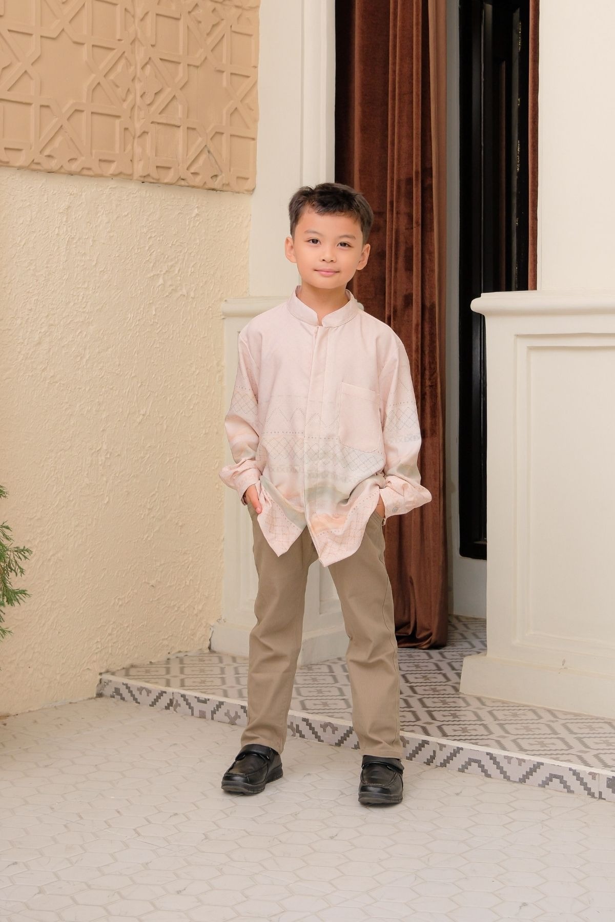 ASHA Family Set — Cream | HIRA Raya 2027
