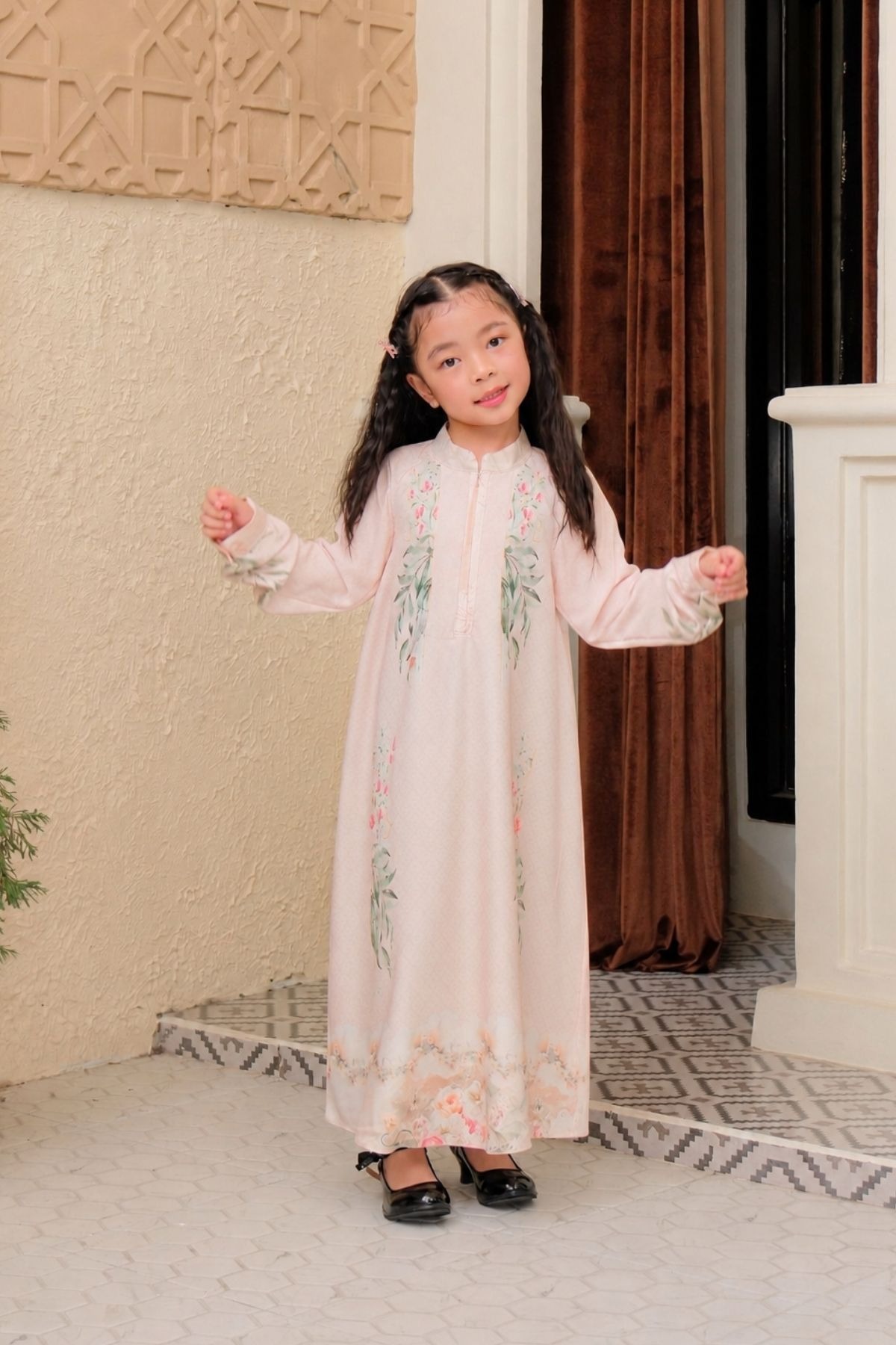 ASHA Family Set — Cream | HIRA Raya 2027
