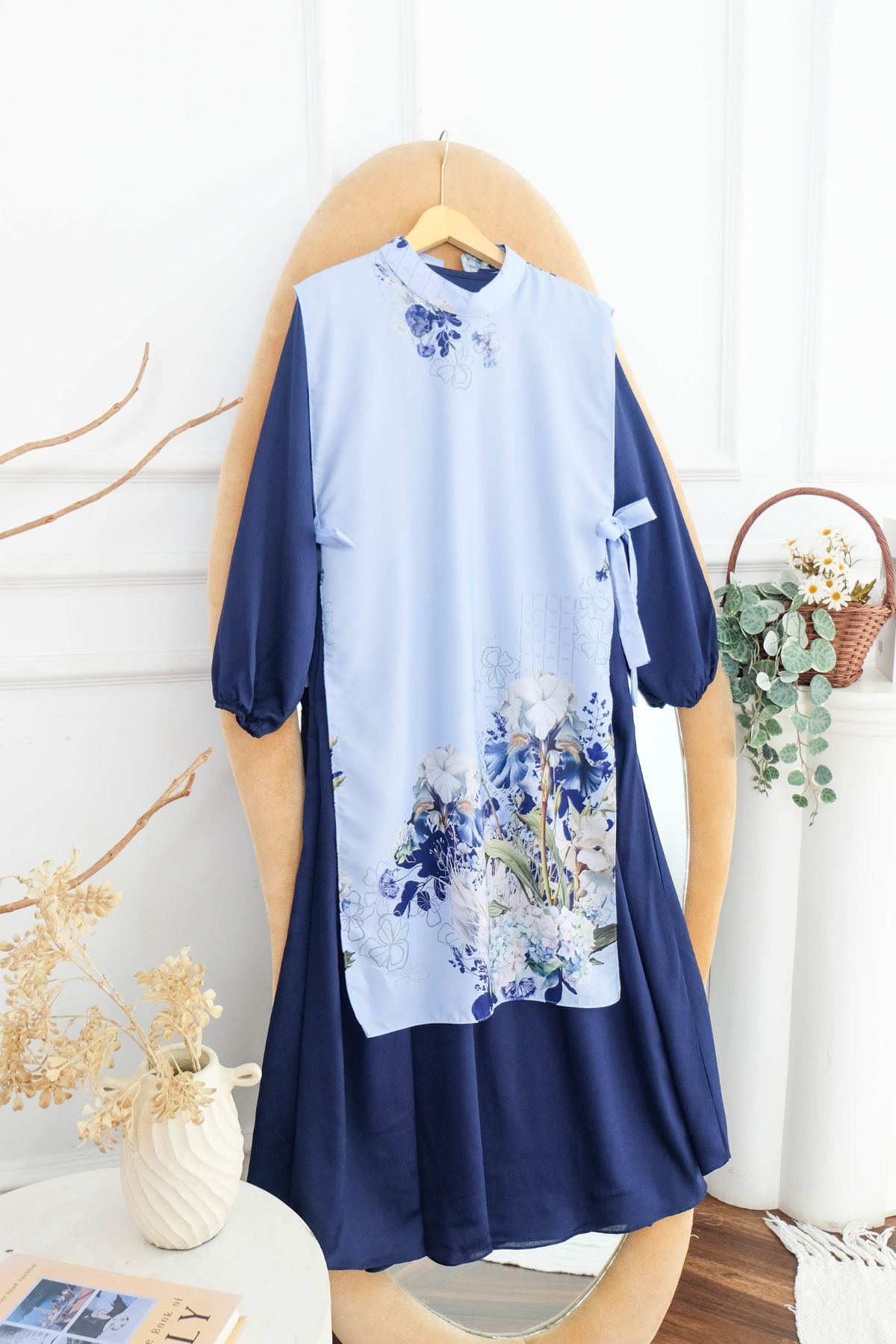 Gea Dress & Vest - Navy