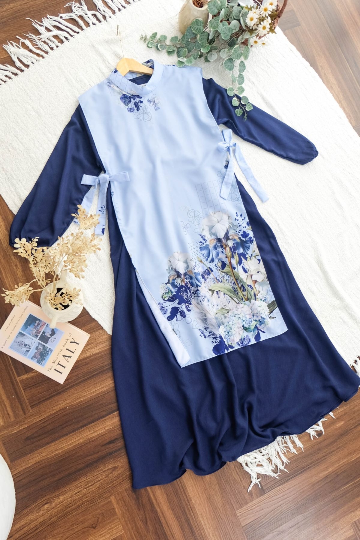 Gea Dress & Vest - Navy