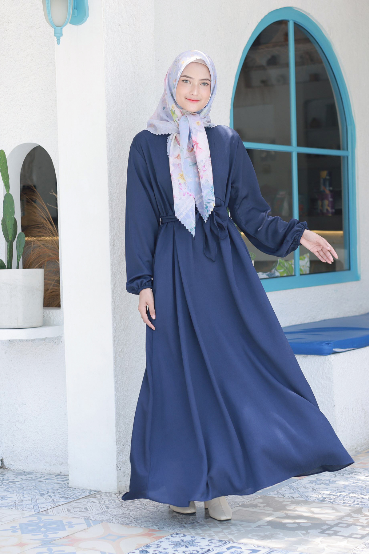 Gea Dress -Navy