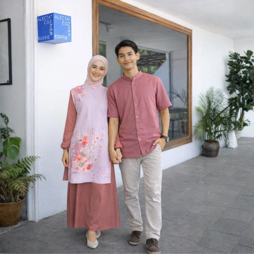 Image of HIRA - Gea Baju Couple Sarimbit Pasangan Seragaman Lebaran Kondangan