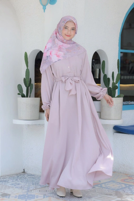 Image of Gea Dress - GE45.7 Lilac Grey
