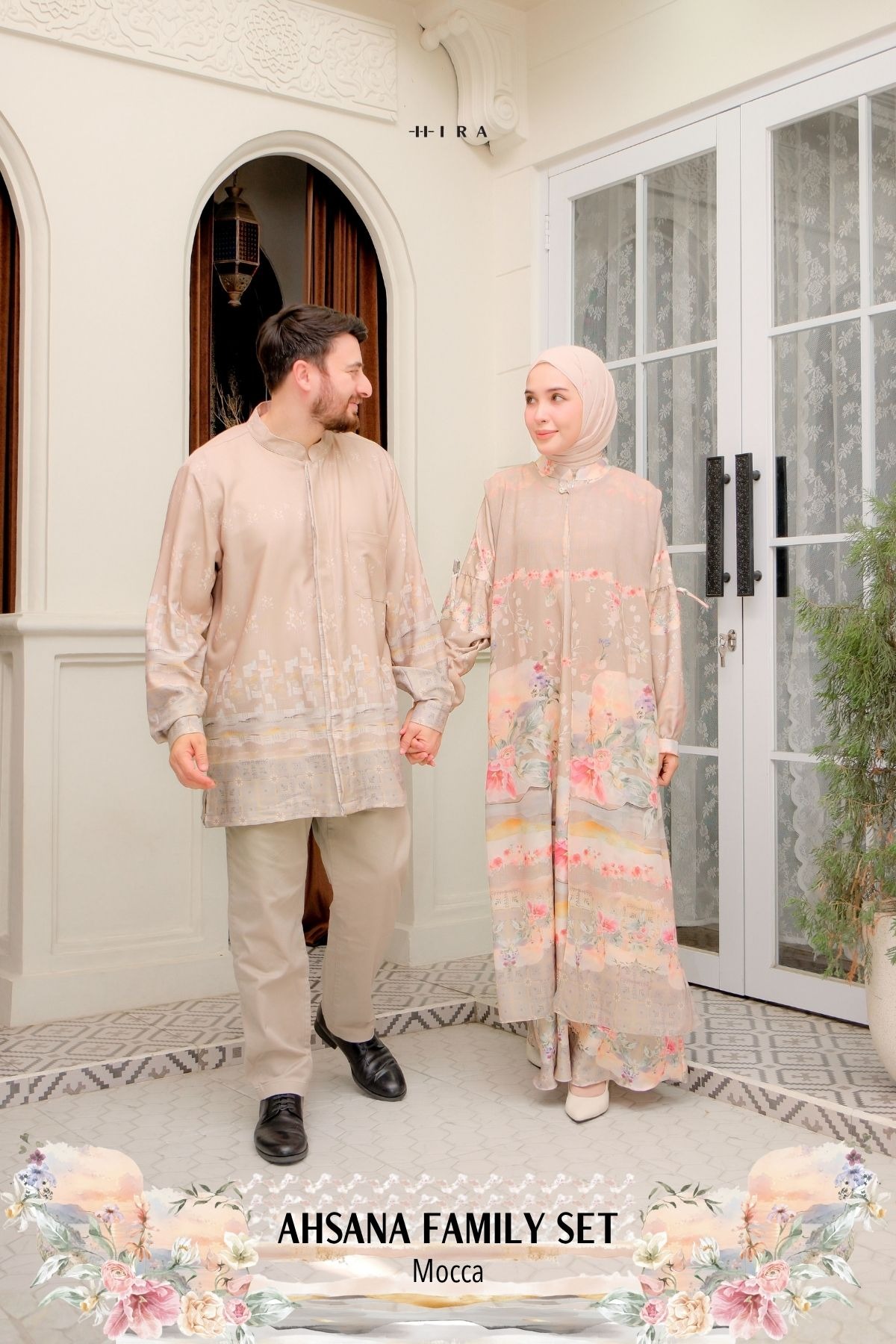 AHSANA Family Set — Mocca | HIRA Raya 2027