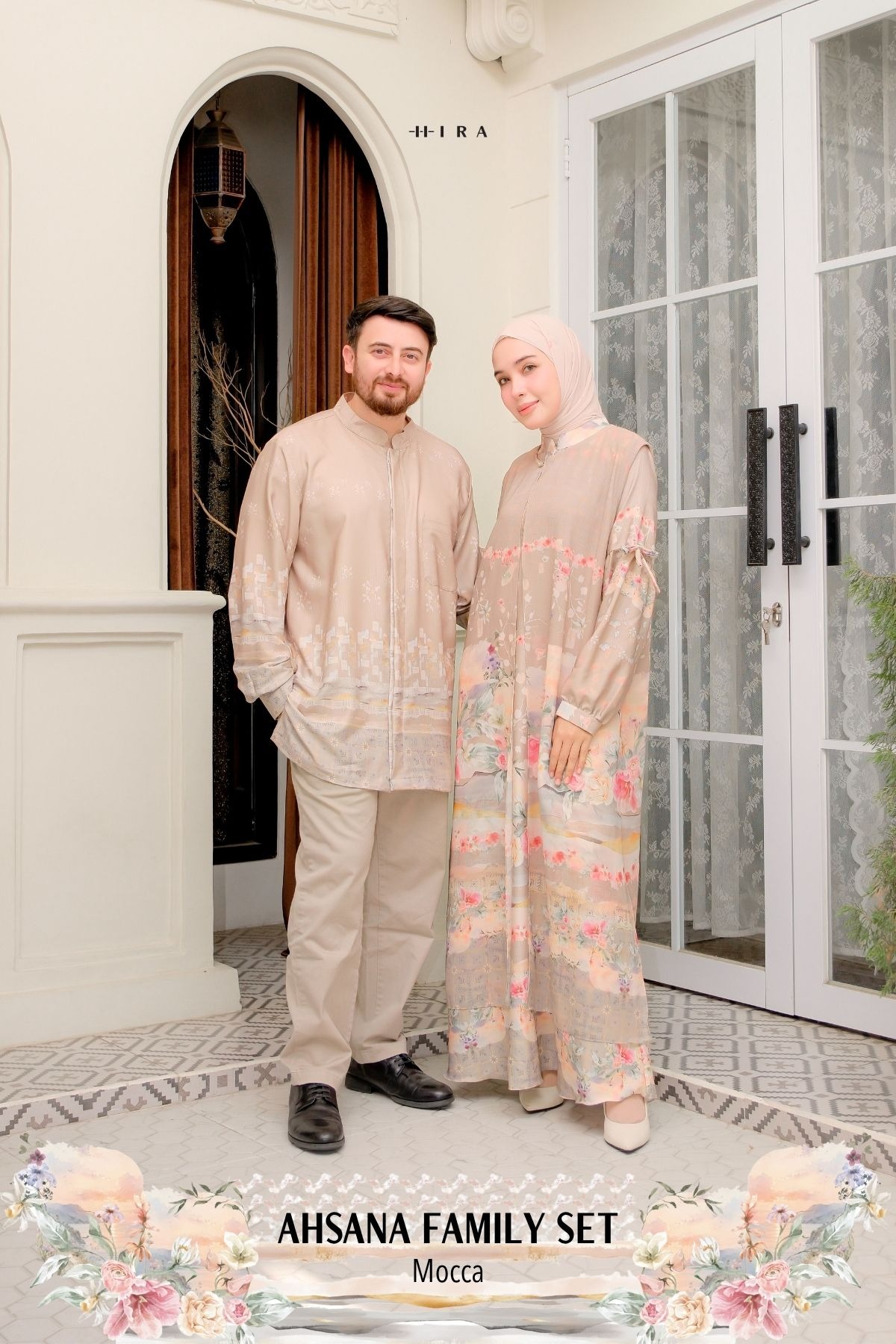 AHSANA Family Set — Mocca | HIRA Raya 2027