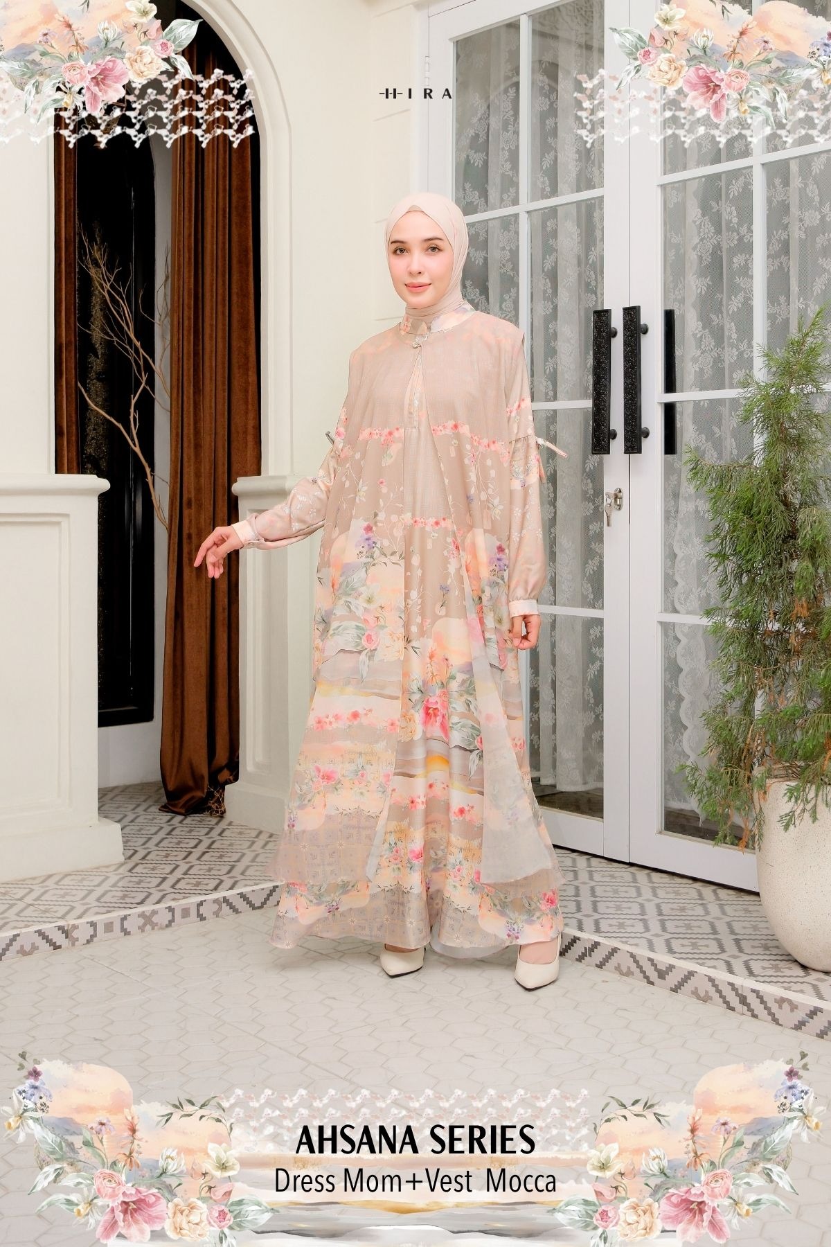 AHSANA Family Set — Mocca | HIRA Raya 2027