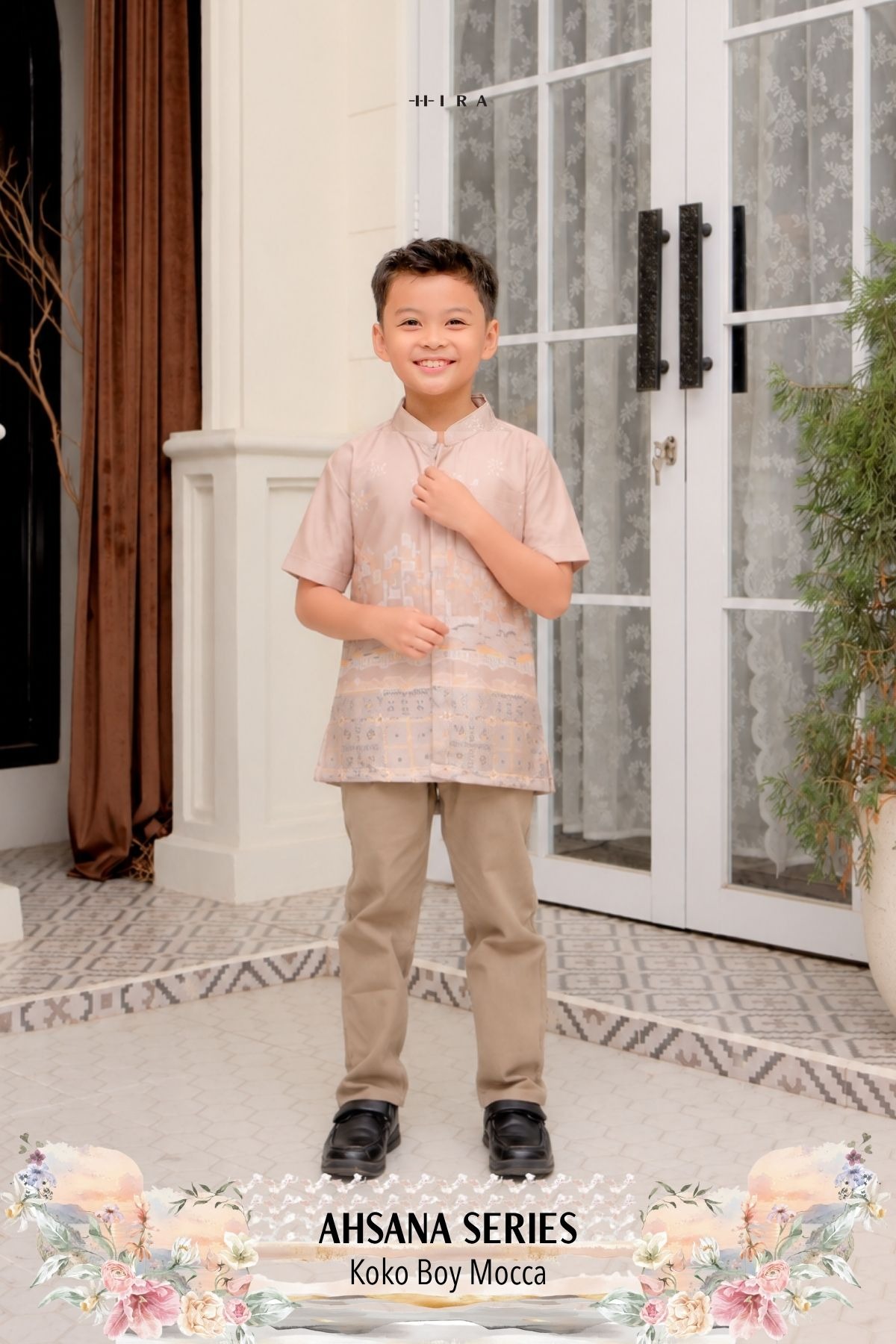 AHSANA Family Set — Mocca | HIRA Raya 2027