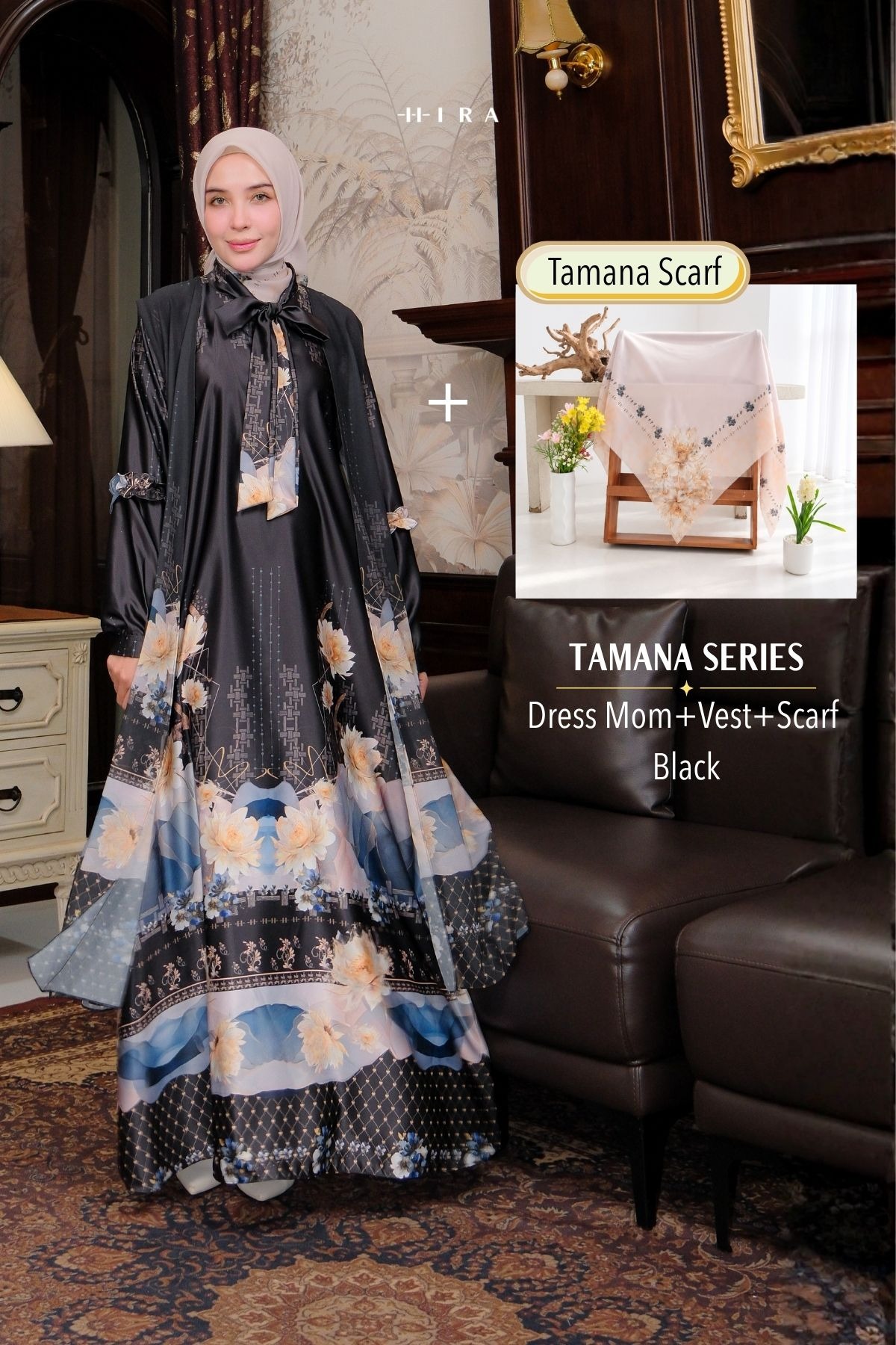 TAMANA Family Set -- Black | HIRA Raya 2027