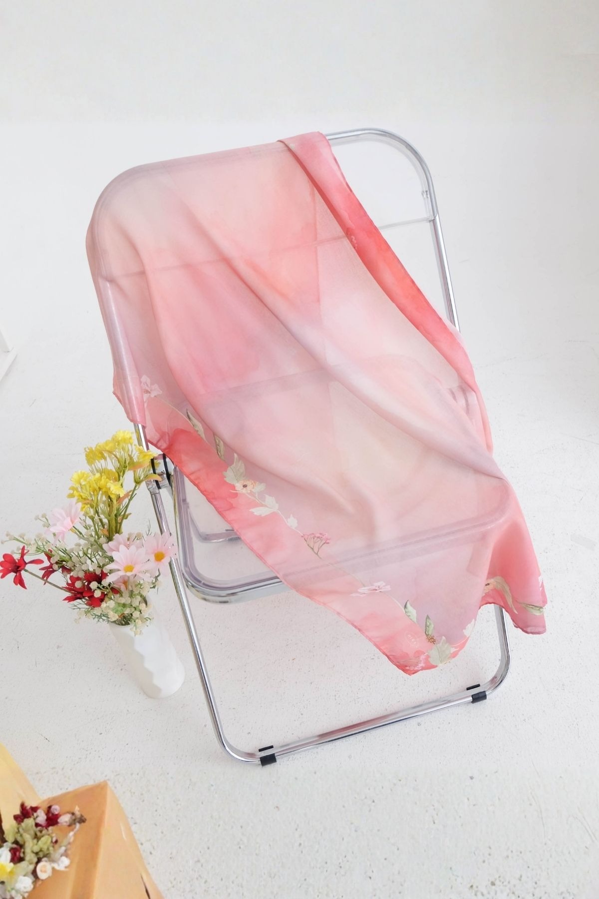 [Buy3 Get1 Free] Pashmina Lynn - Red