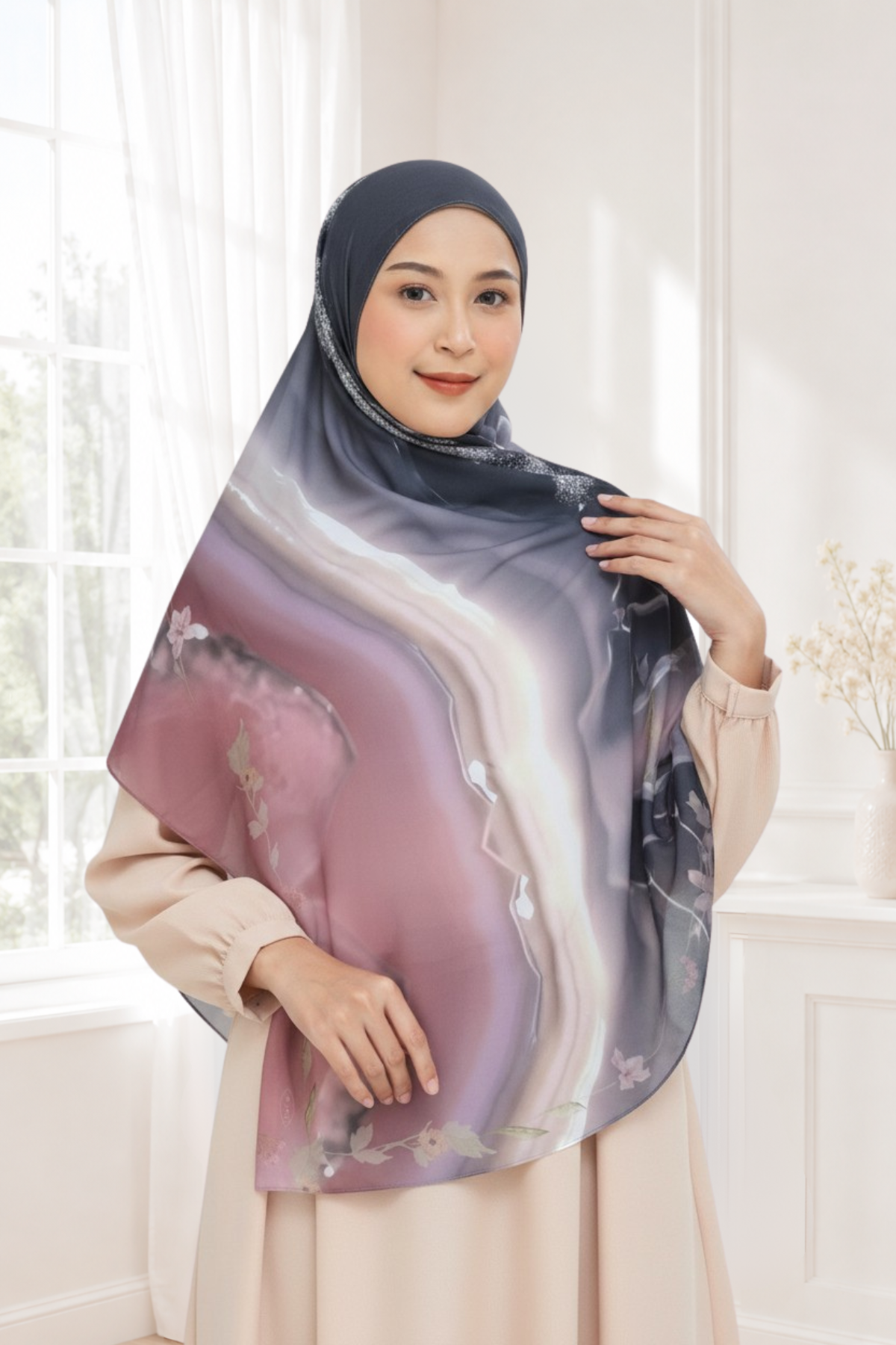 [Buy3 Get1 Free] Pashmina Lynn - Black