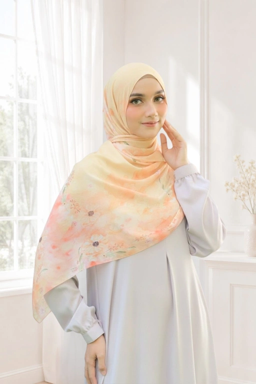 [Buy3 Get1 Free] Pashmina Lynn - Butter Yellow