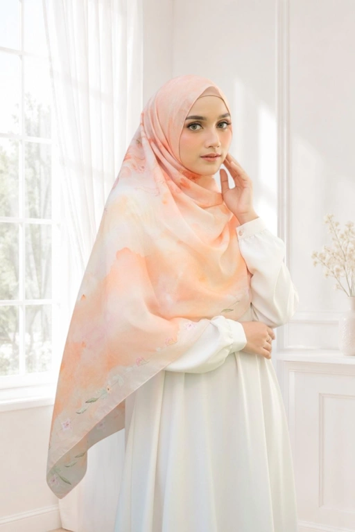 [Buy3 Get1 Free] Pashmina Lynn - Cream