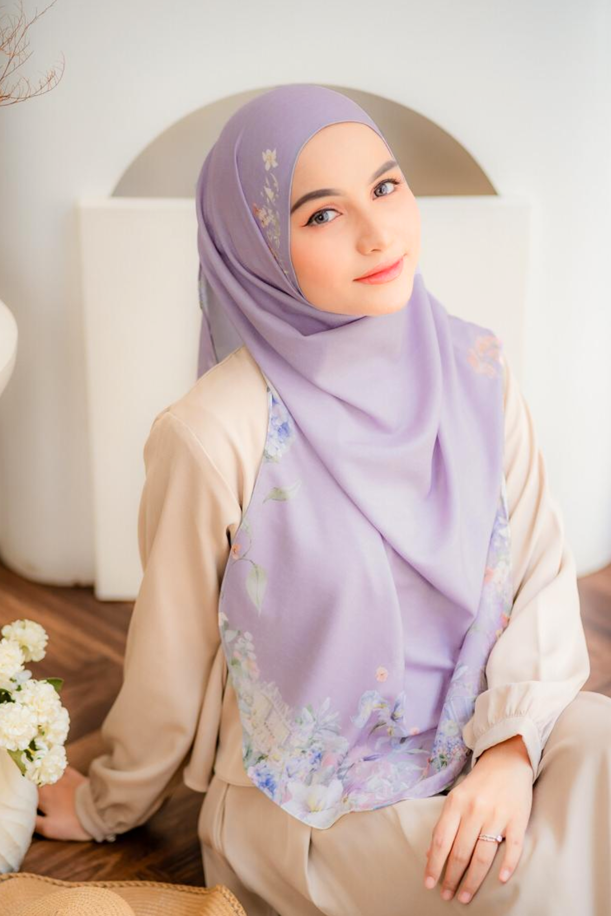 [Buy3 Get1 Free] HIRA - Instan Malaya Purity | Pashmina Instan Motif