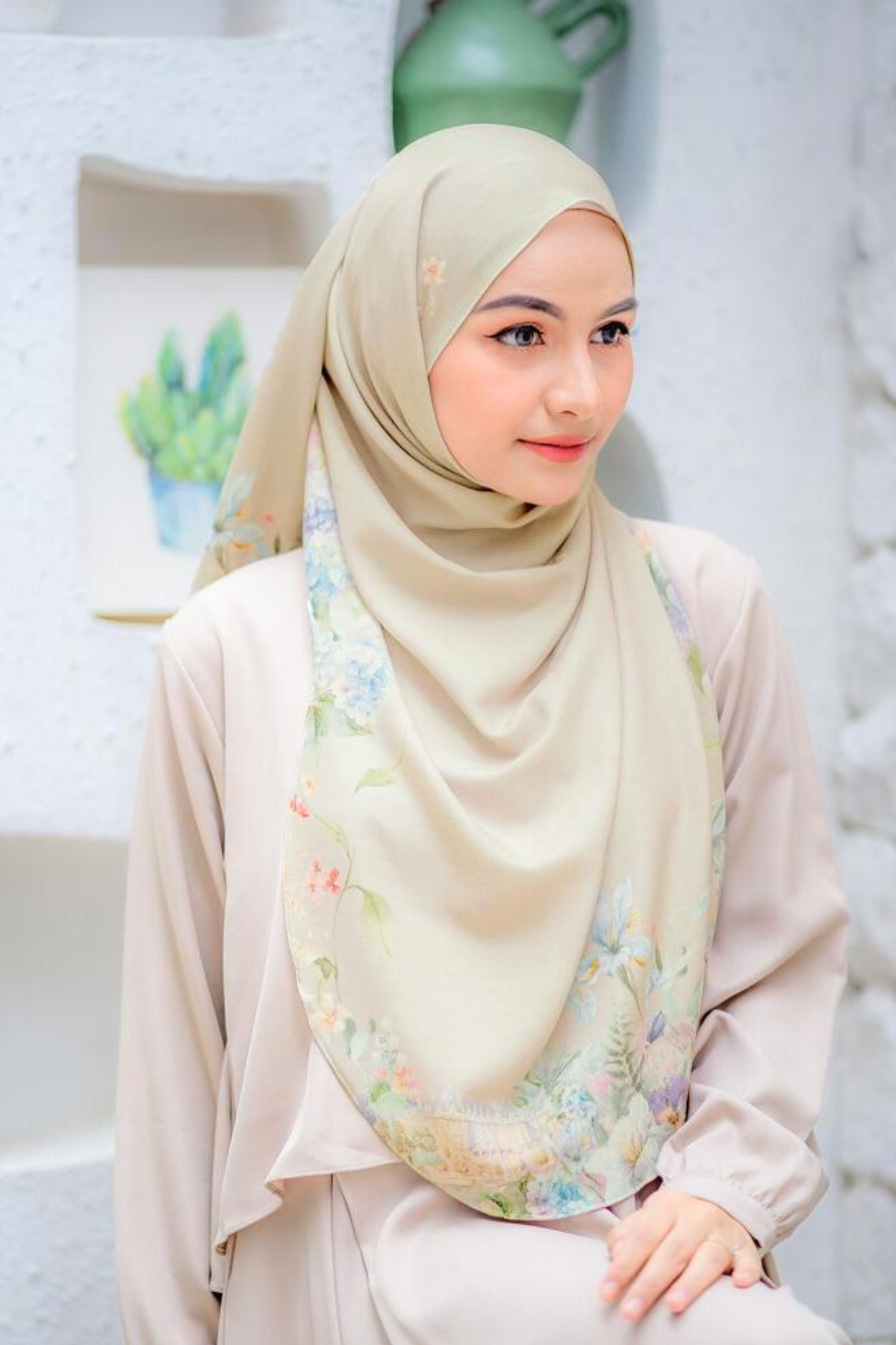 [Buy3 Get1 Free] HIRA - Instan Malaya Purity | Pashmina Instan Motif