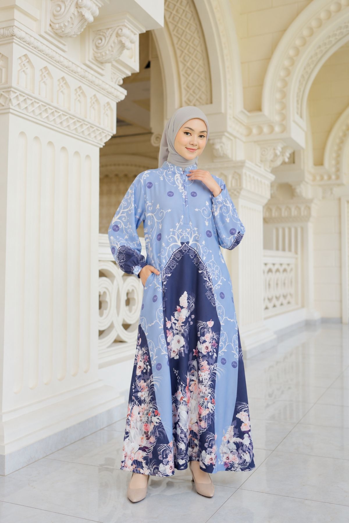 HIRA - Firina Dress Modest Edition | Kondangan Seragaman | Gamis Pakaian Muslim