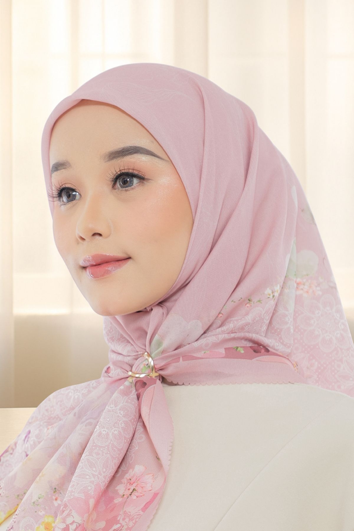 LEAF Rahma Scarf - Rose