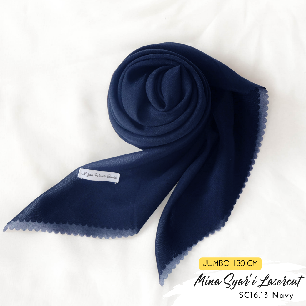 HIRA - Segiempat Mina Syar'i Lasercut JUMBO Polycotton