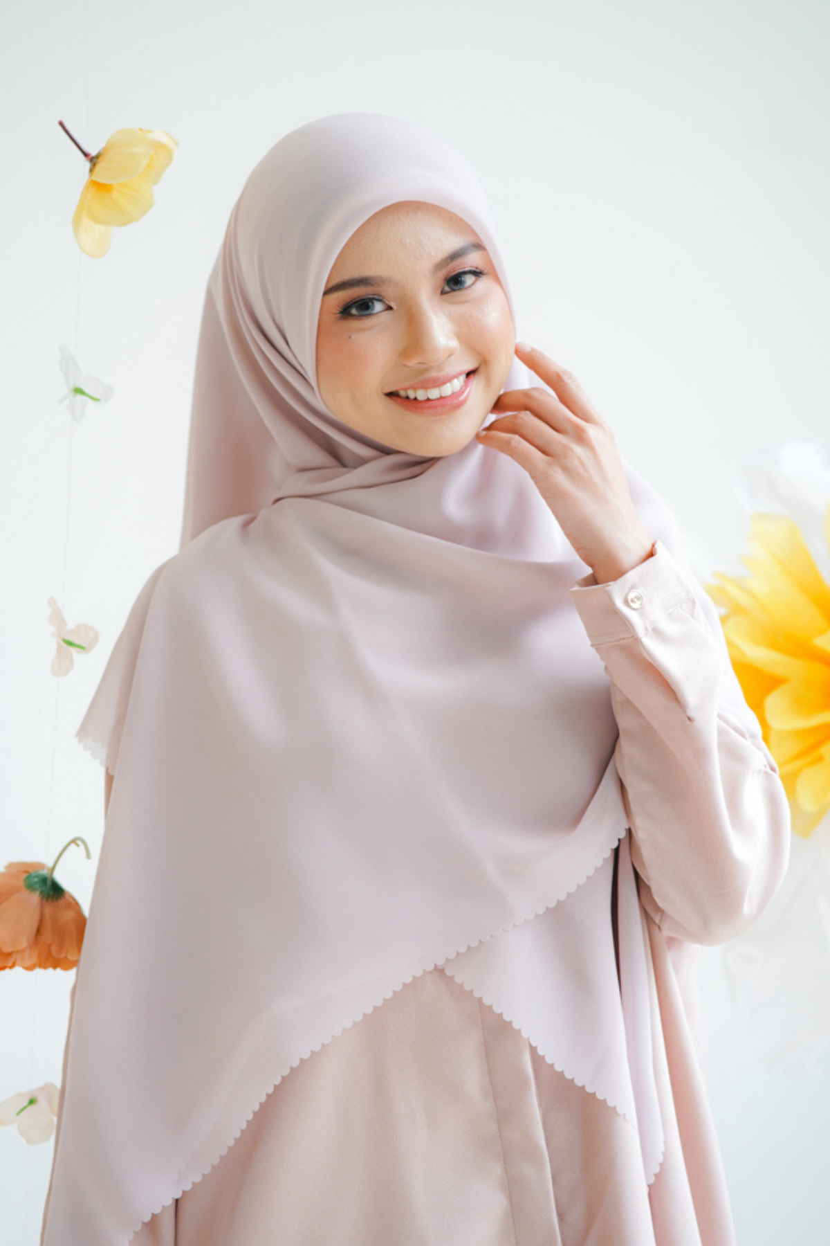 HIRA - Segiempat Mina Syar'i Lasercut JUMBO Polycotton