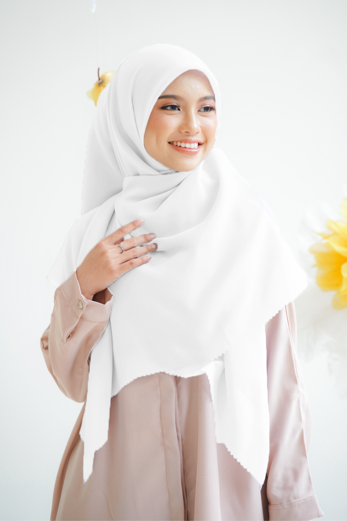 HIRA - Segiempat Mina Syar'i Lasercut JUMBO Polycotton
