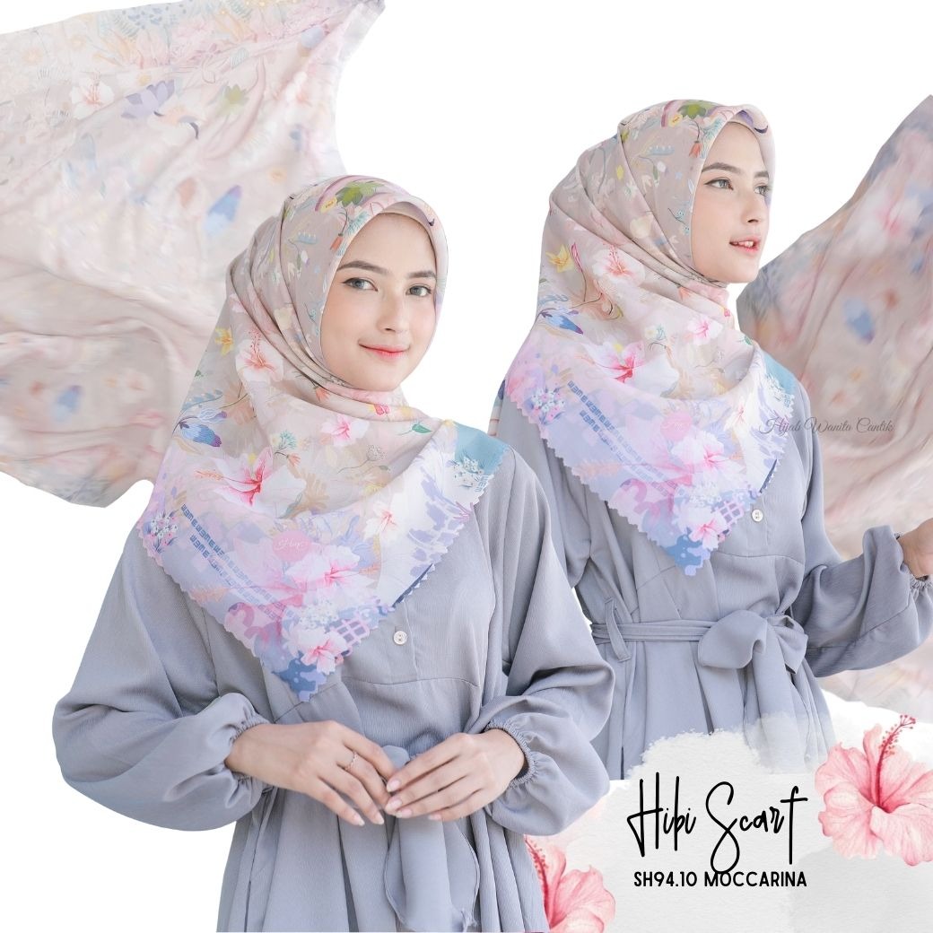 HIRA - Hibi Scarf Polycotton Standar & Jumbo | Hijab Segi Empat Motif