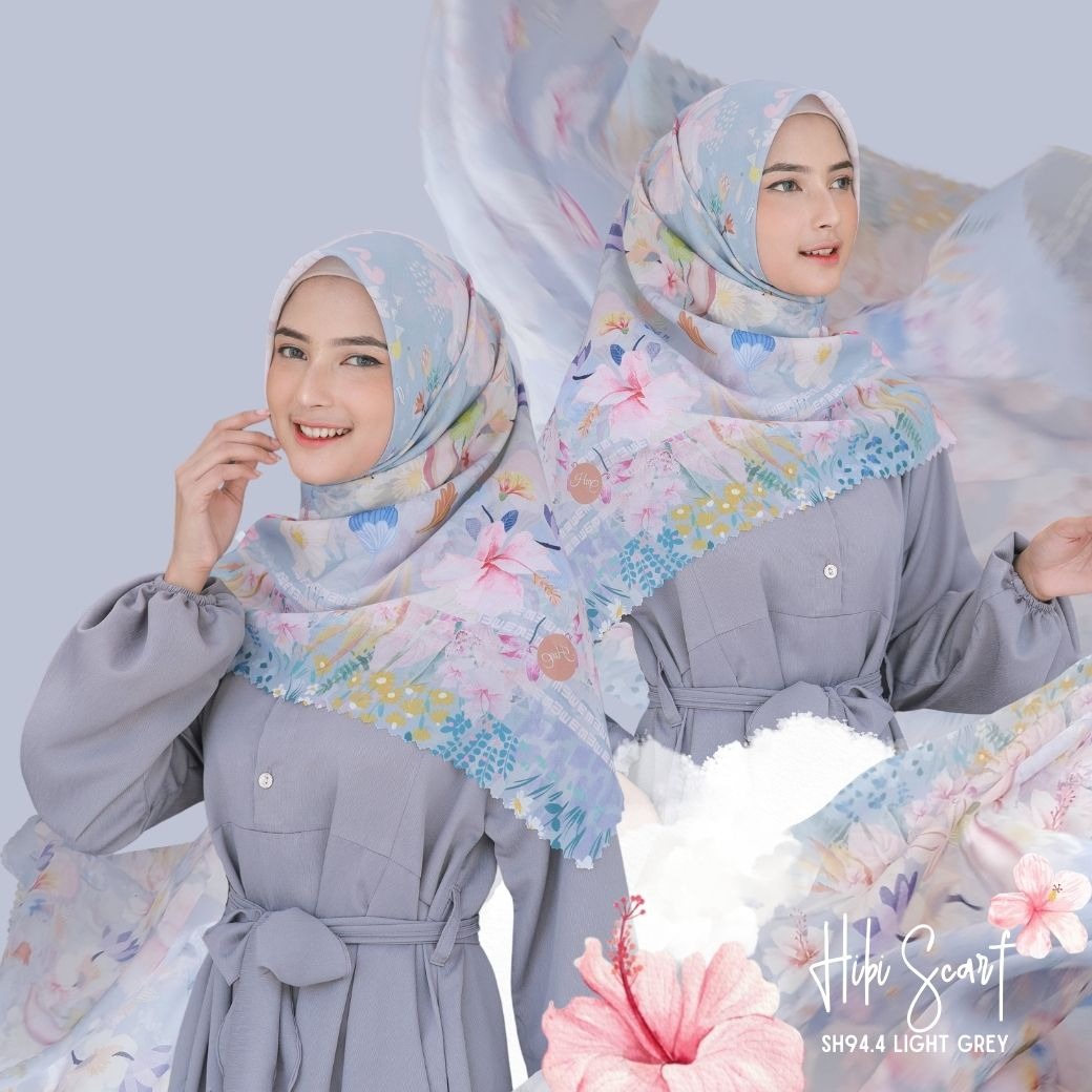 HIRA - Hibi Scarf Polycotton Standar & Jumbo | Hijab Segi Empat Motif